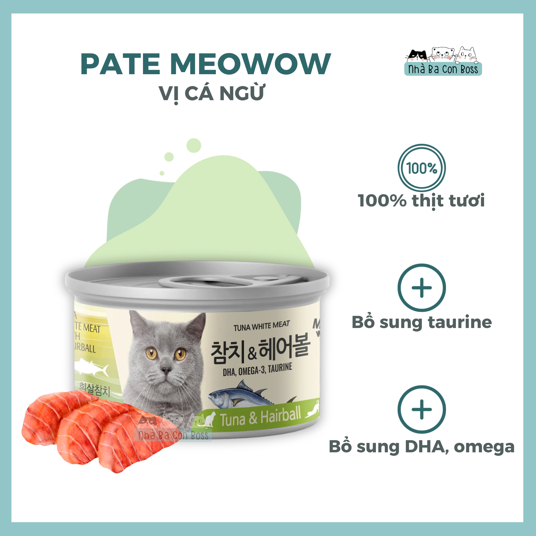 [Lon 80g] Pate Cho Mèo Meowow