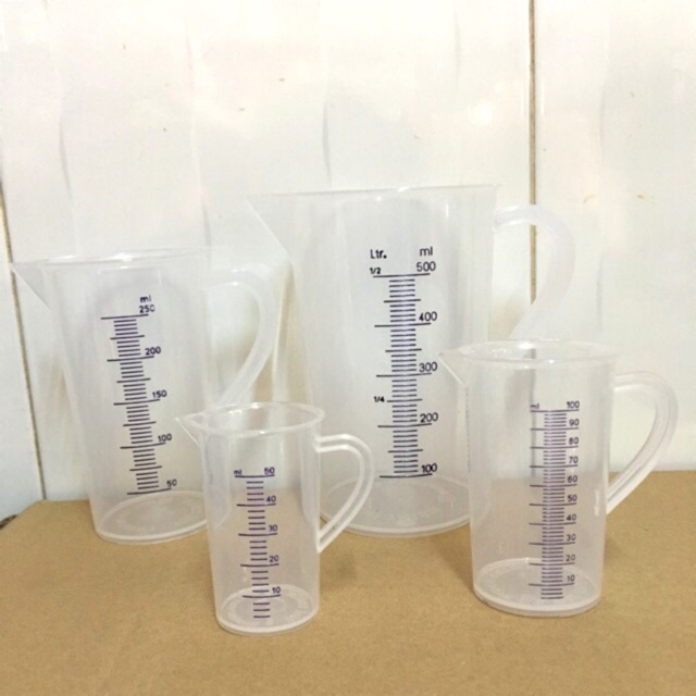 Ca đong nhựa chia vạch xanh 50ml-100ml-250ml-500ml-1000ml-2000ml