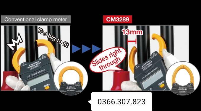 Hioki Cm-3289 Ac Current Clamp Meter (1000A True Rms) |   Home Repair Tools > Hand Tools & Accessories > Hand Tools, Components & Accessories