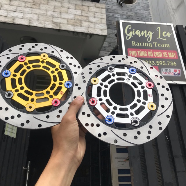 Dĩa brembo lòng nhôm gắn mọi dòng xe 220mm wave deam sius ex 135