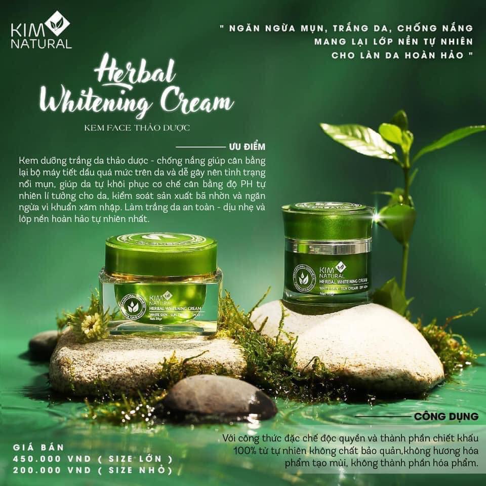 Kem face dưỡng da thảo dược Kim Natural