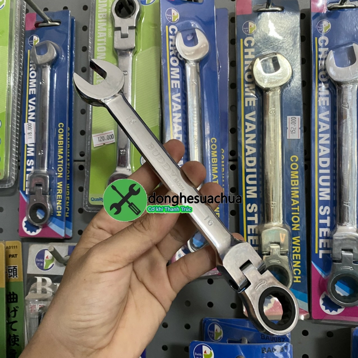 [HCM]Cờ lê tự động gật gù 16mm Buddy BA0074