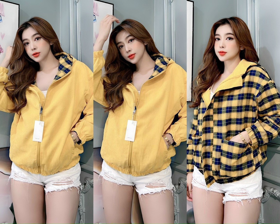Áo khoác nữ có mũ đi học form rộng thun gân cao cấp chống nắng chống gió tốt - Hot trend 2023