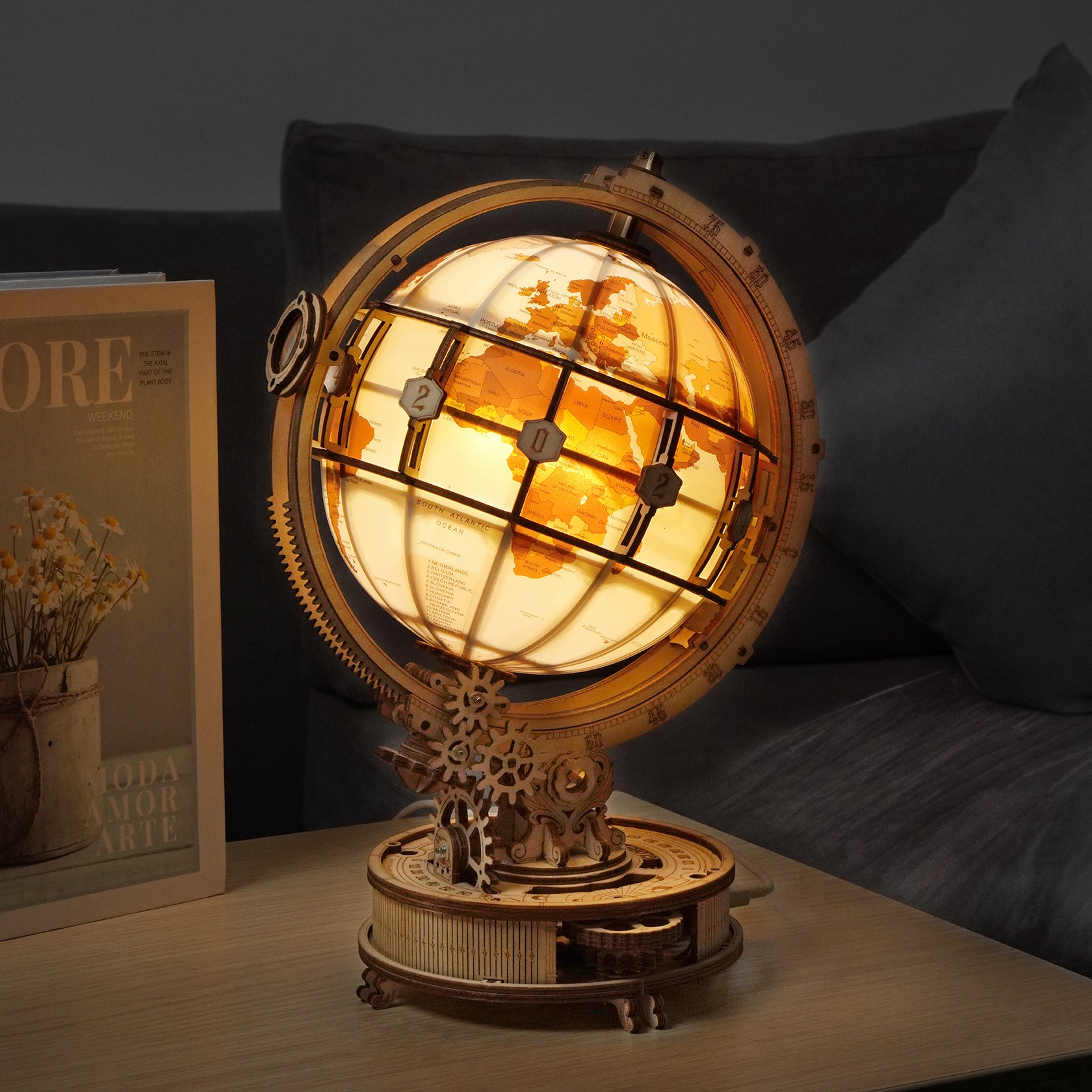 [BẢN QUỐC TẾ TIẾNG ANH] Mô hình Cơ động học Quả Cầu phát sáng Luminous ST003 Robotime