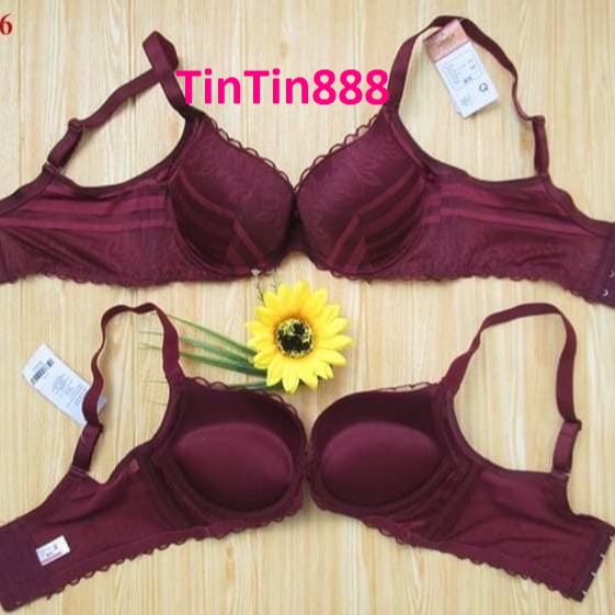Áo lót nữ nâng ngực mút dày ren dây bản to 1126 - ao nguc - Áo ngực siêu nâng đẩy ngực tạo khe mút dày 5 cm - TinTin888