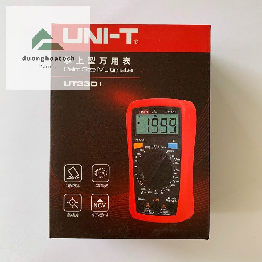 ĐỒNG HỒ VẠN NĂNG ĐIỆN TỬ UNI-TREND UT33D+