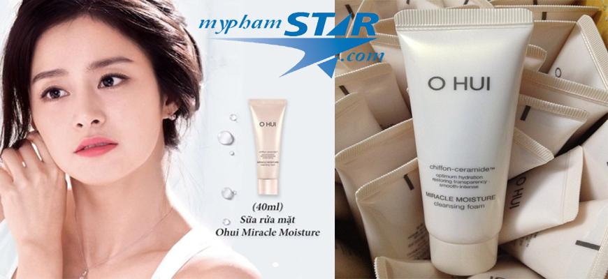Sữa rửa mặt Ohui Miracle Moisture CLEANSING FOAM 200ml