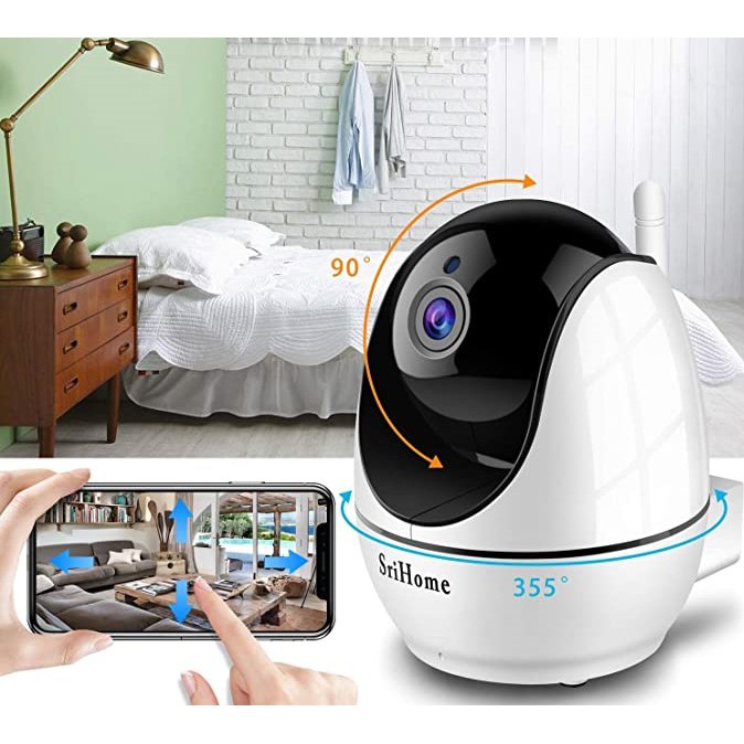 [HCM]CAMERA WIFI SRIHOME SH026. Bảo hành 24 tháng.
