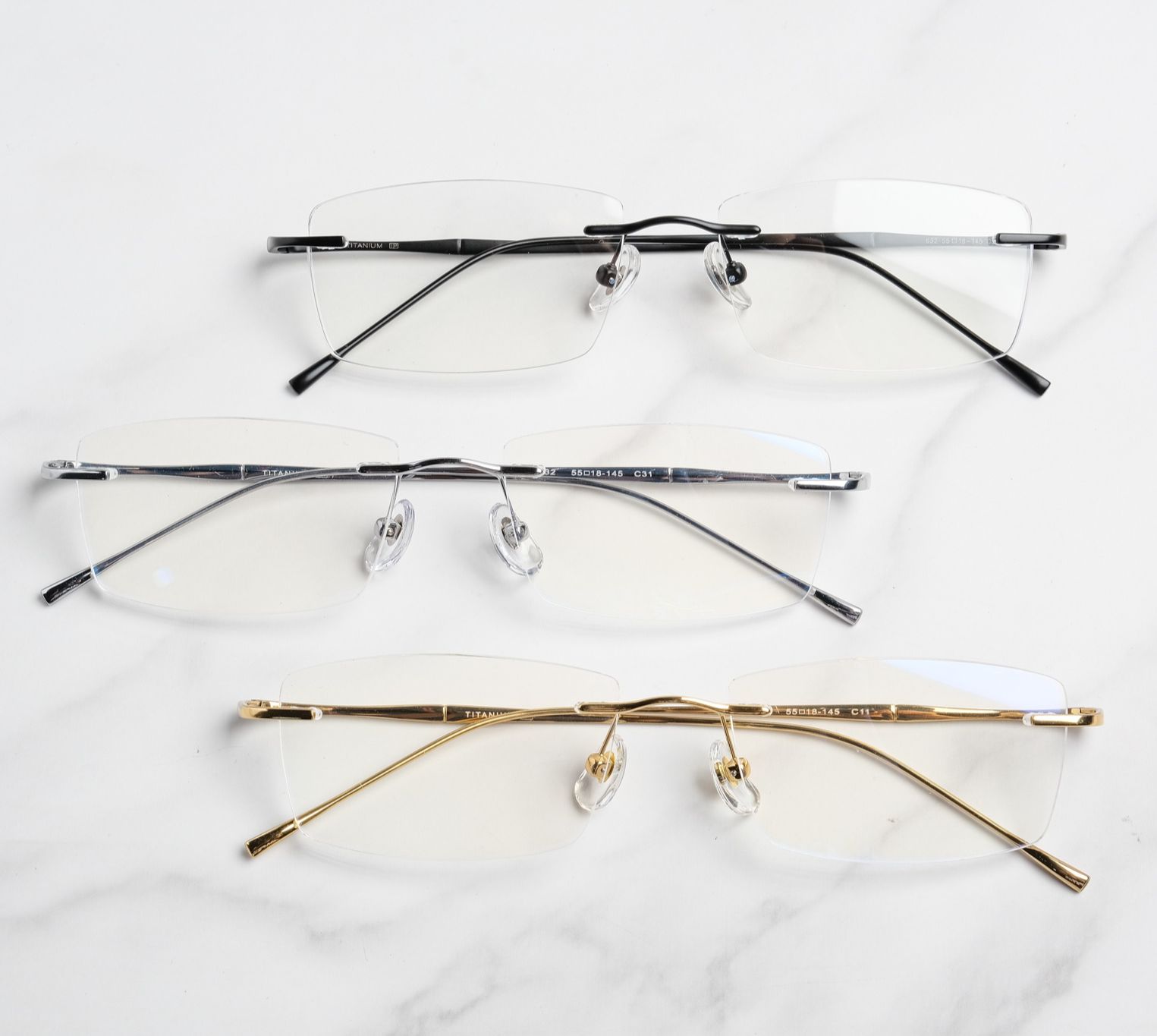 Gọng Kính Cận B-Titanium Shady Unisex G2098 (Nhiều Màu)