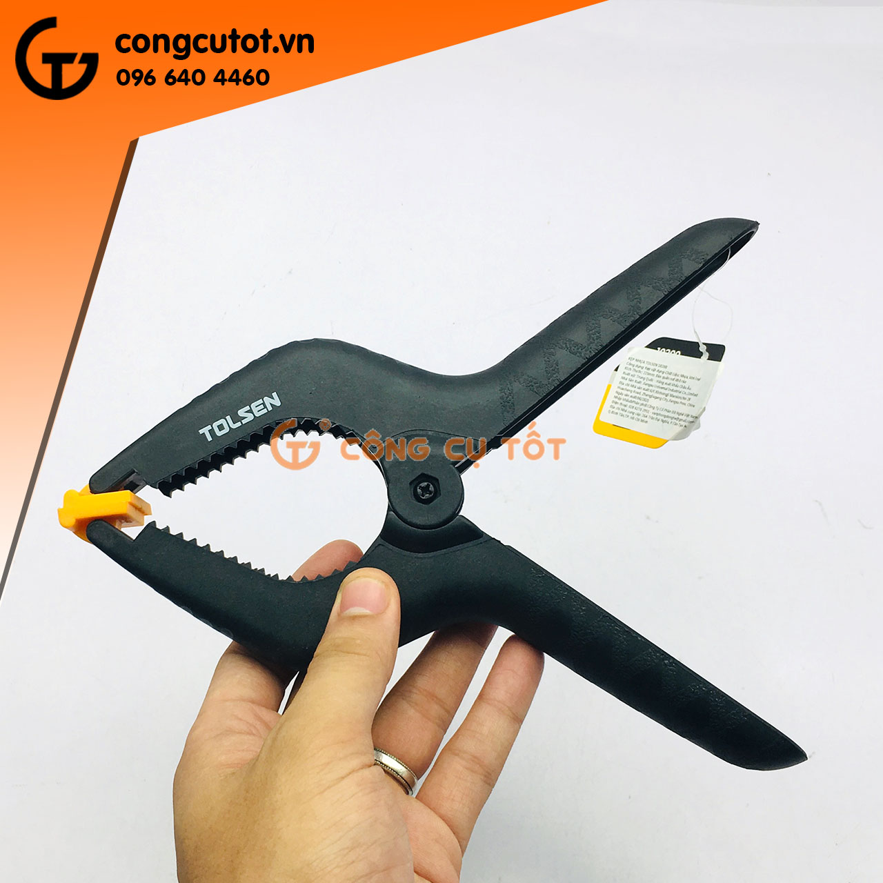 Kẹp lò xo Tolsen size tùy chọn