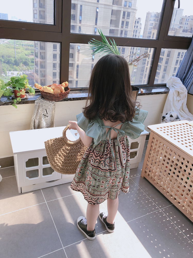 MẪU ĐẦM SUÔNG CHẤM BI HÀNG XUẤT CHO BÉ
