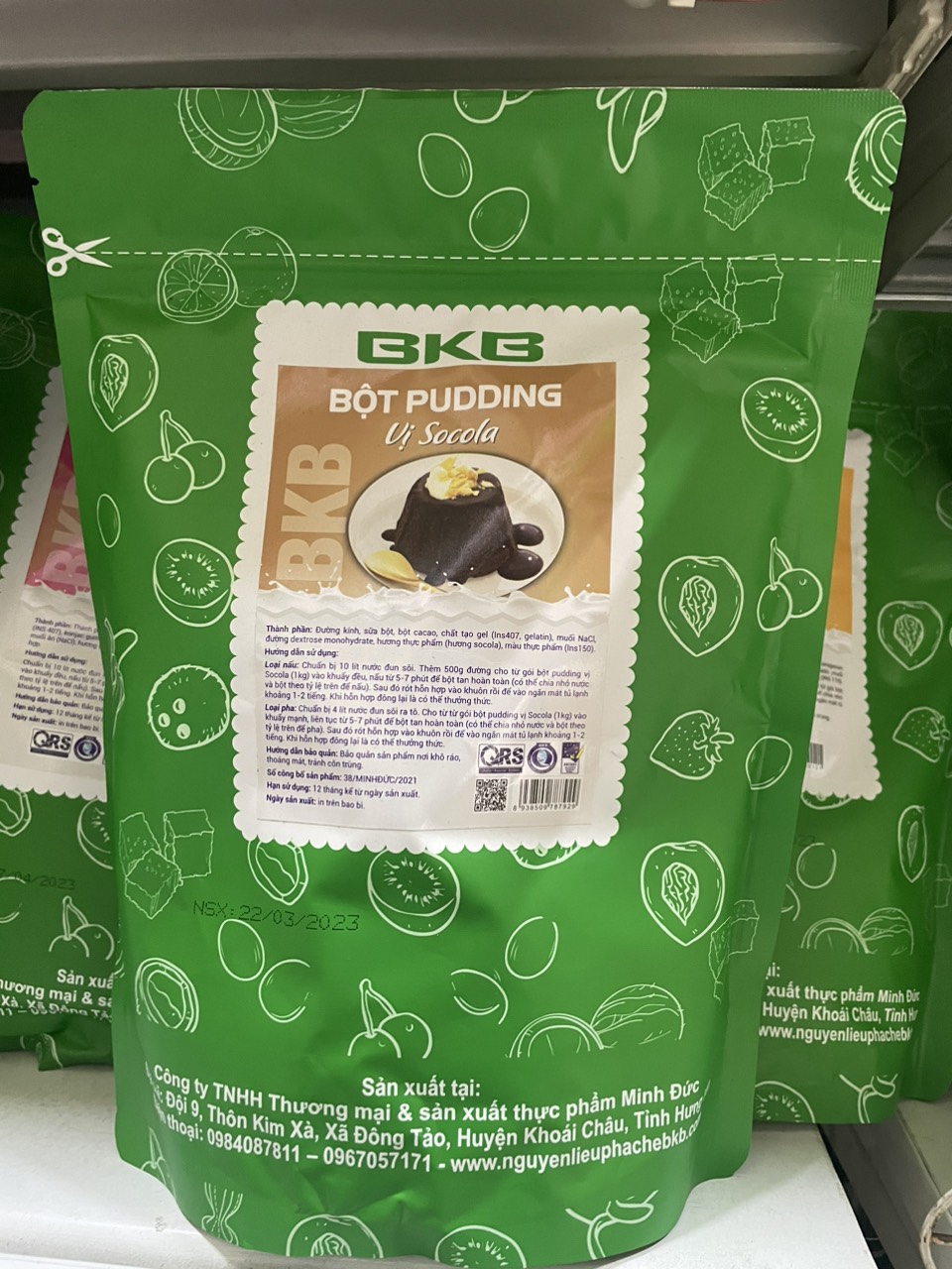 BỘT PUDDING BKB 1KG