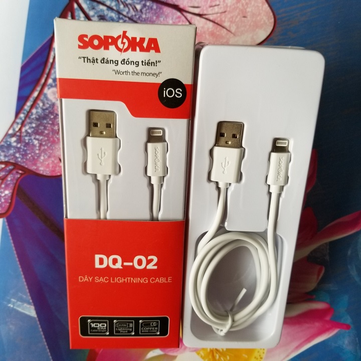 Cáp sạc Iphone và Android chính hãng Sopoka