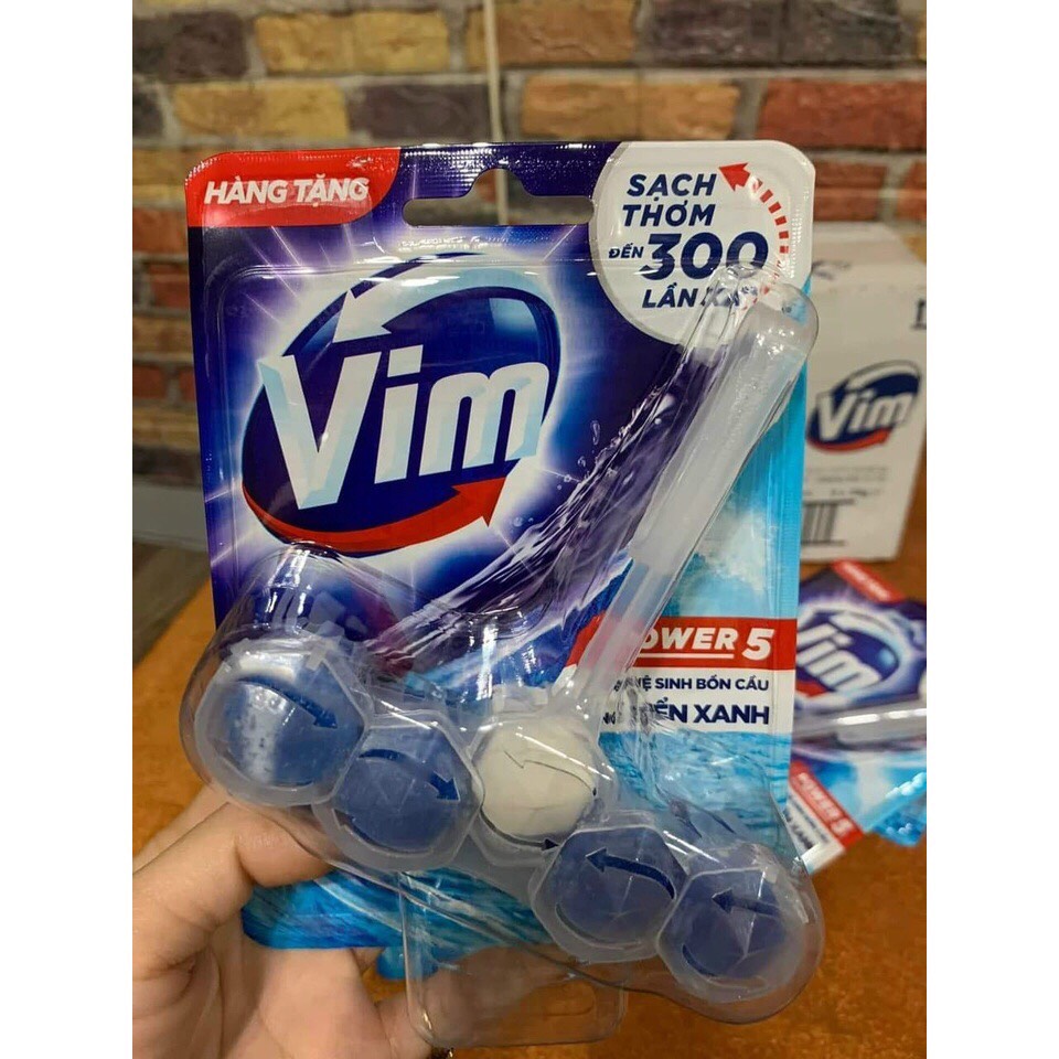 Viên Treo Bồn Cầu Vim Power 5 Sạch Khuẩn Thơm Mát