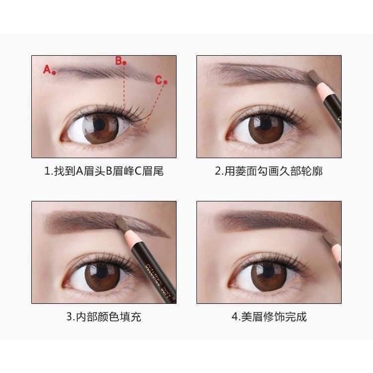 Chì xé 2 tem NILAI dùng phẩy sợi, kẻ mày