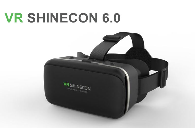 Kính hỗ trợ xem phim 3D trên điện thoại thông minh VR Shinecon có tai nghe chất lượng cao