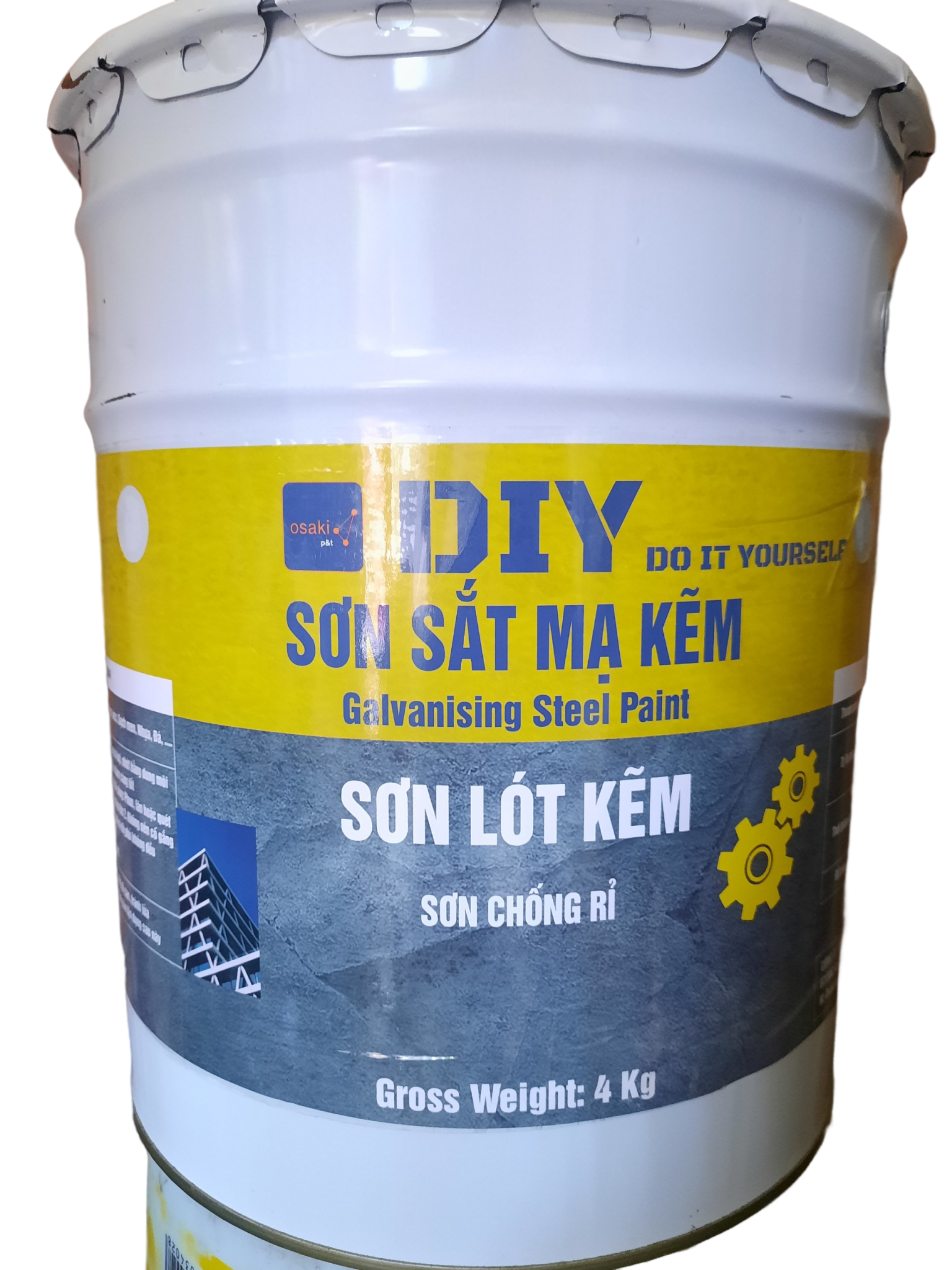 SƠN LÓT SẮT MẠ KẼM, SƠN CHỐNG RỈ 1K EPOXY  (1 THÀNH PHẦN, 17.5 Kg/Thùng) - XINGFA/ DIY