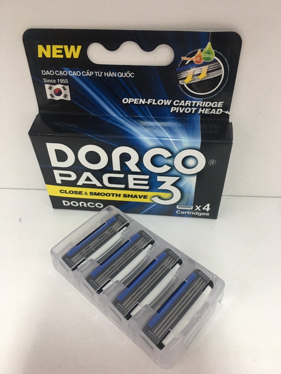 Dao Cạo Râu 3 Lưỡi  Dorco Pace 3
