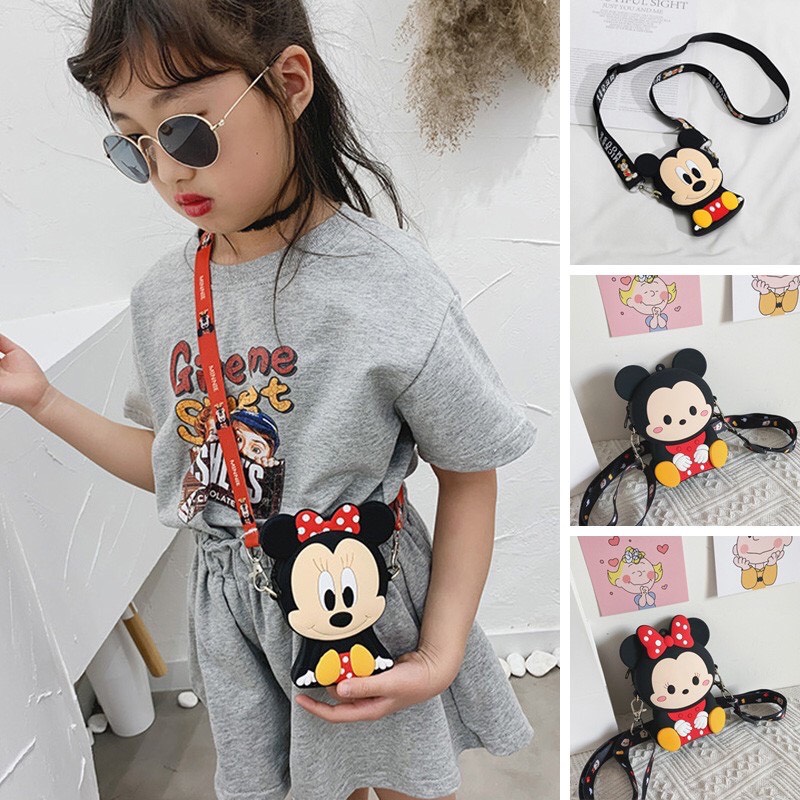 Túi đeo chéo silicon siêu cute cho bé