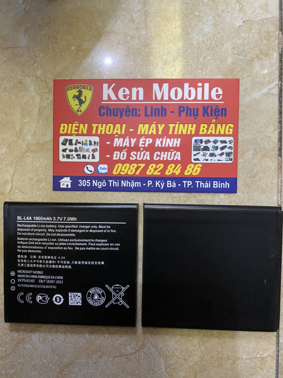 Pin Nokia: BV-T5C/ BL-4J/ BL-5CA/ BL-L4A/ BV-T4B/ BV-5J