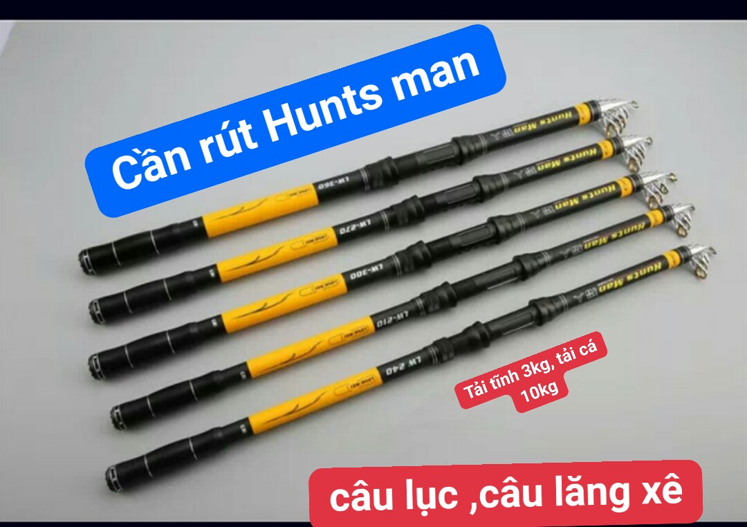 cần câu cần rút huntman