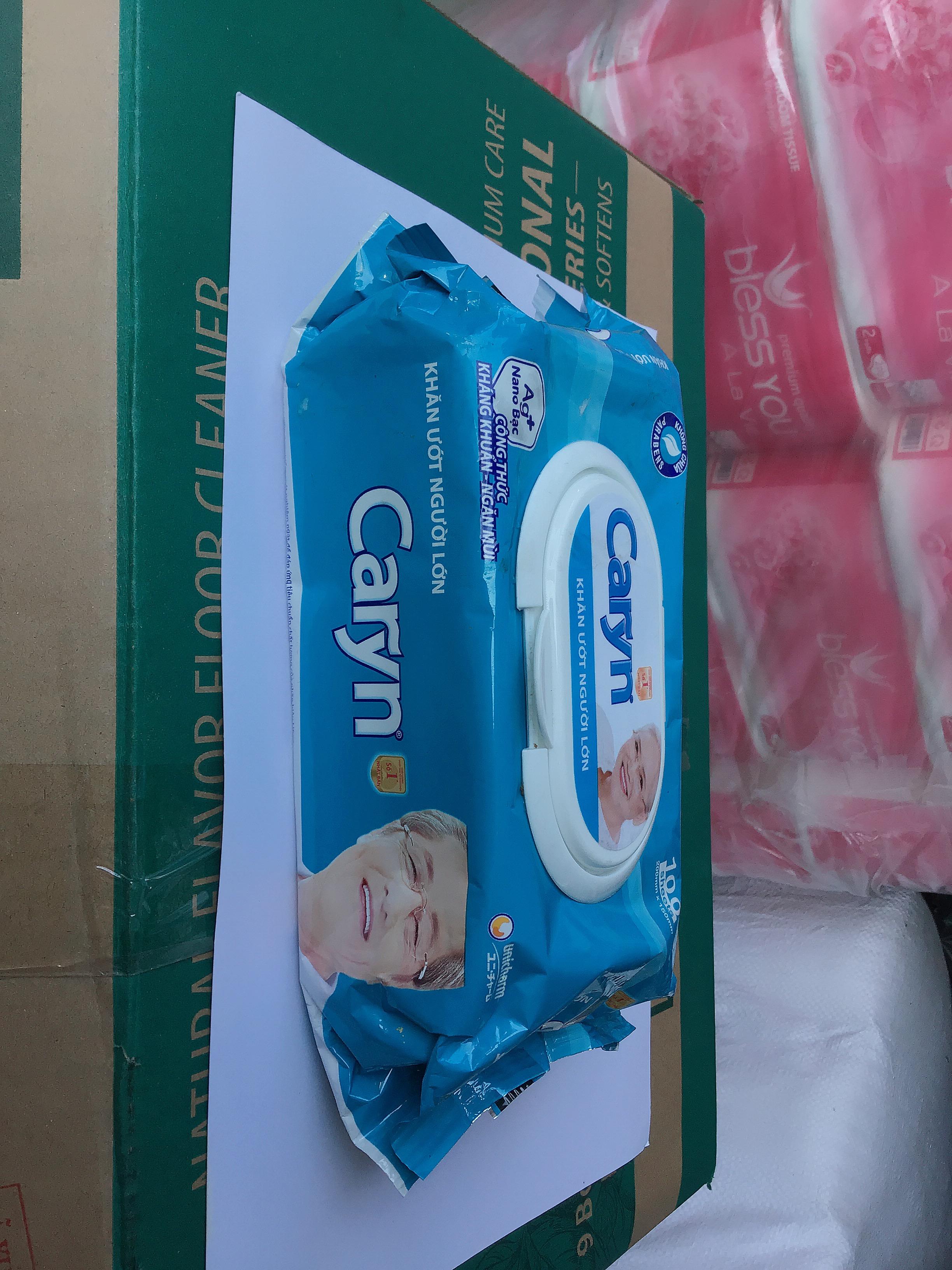 Khăn giấy ướt Caryn 100 tờ