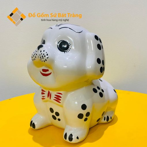 Chó đốm sứ Bát Tràng heo đất tiết kiệm