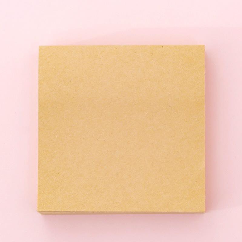 Tập 80 giấy note giấy nhớ basic KRAFT DecorMe