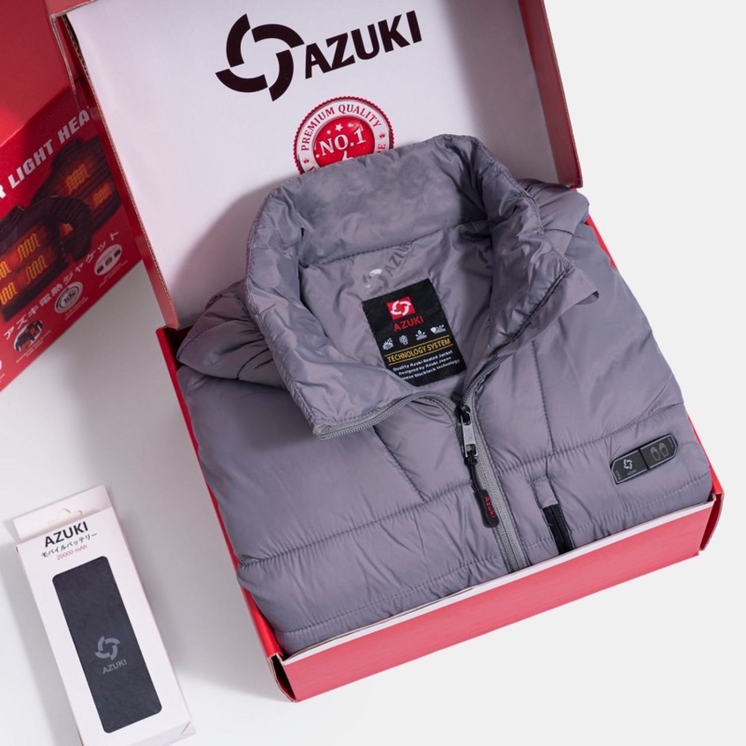 Áo Sưởi Ấm Azuki Super Light S01 Siêu Nhẹ, Pin 20000mah Mẫu Mới nhất 2023 Bảo Hành Chính Hãng 12T