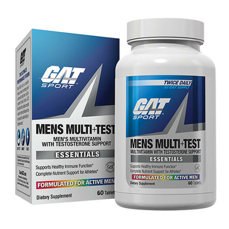Tăng Testosterone Nam | Gat Sport Mens Multi+Test Giúp Tăng Testosterone Nam Bổ Sung Vitamin Cho Nam [60 - 150 Viên] cao cấp