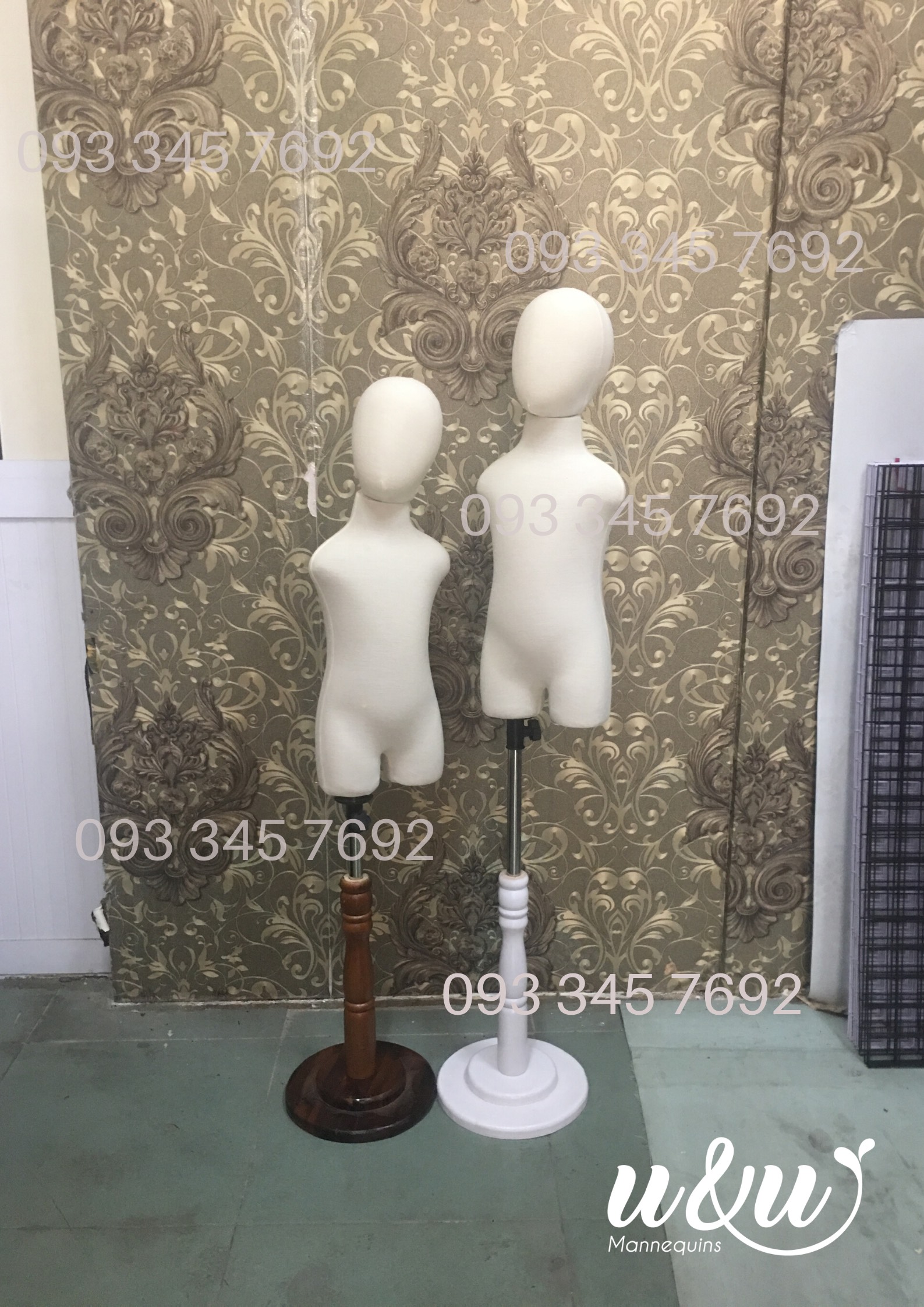 Manocanh em bé có đầu size 2-4-6 tuổi