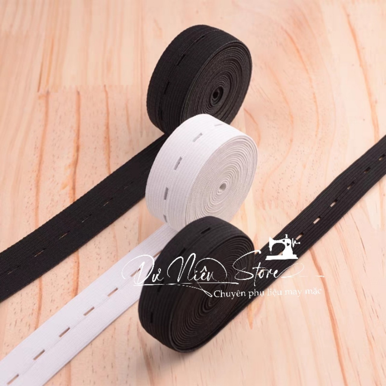 5m Thun Bản 2cm Có Lỗ May Quần Cho Em Bé, Bà Bầu...