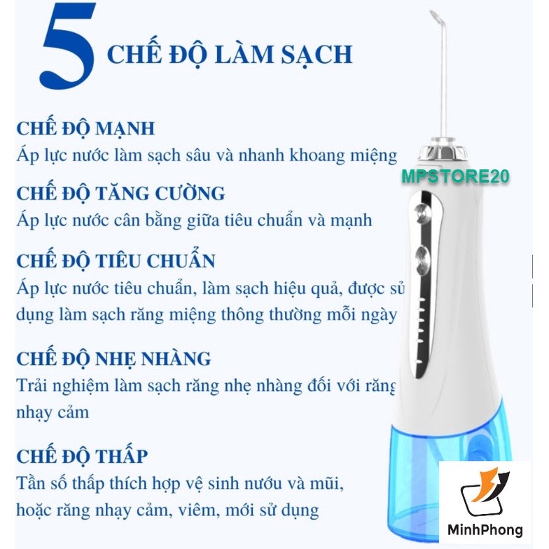 [2022 Chính Hãng] Tăm Nước H2ofloss HF-9P Bảo Hành 12 Tháng