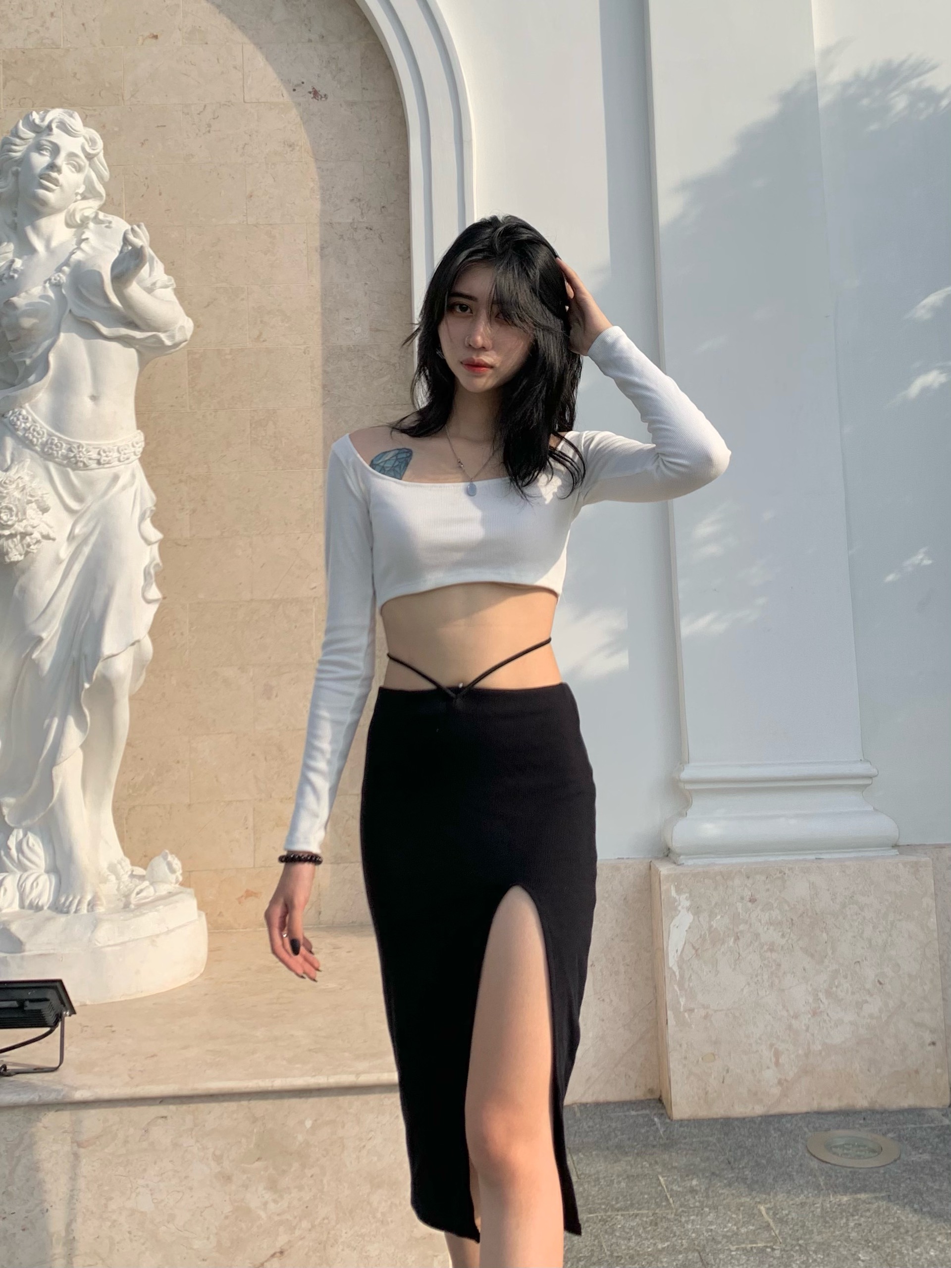chân váy đen xẻ tà cực cực đẹp sugarbomb.mode (23)