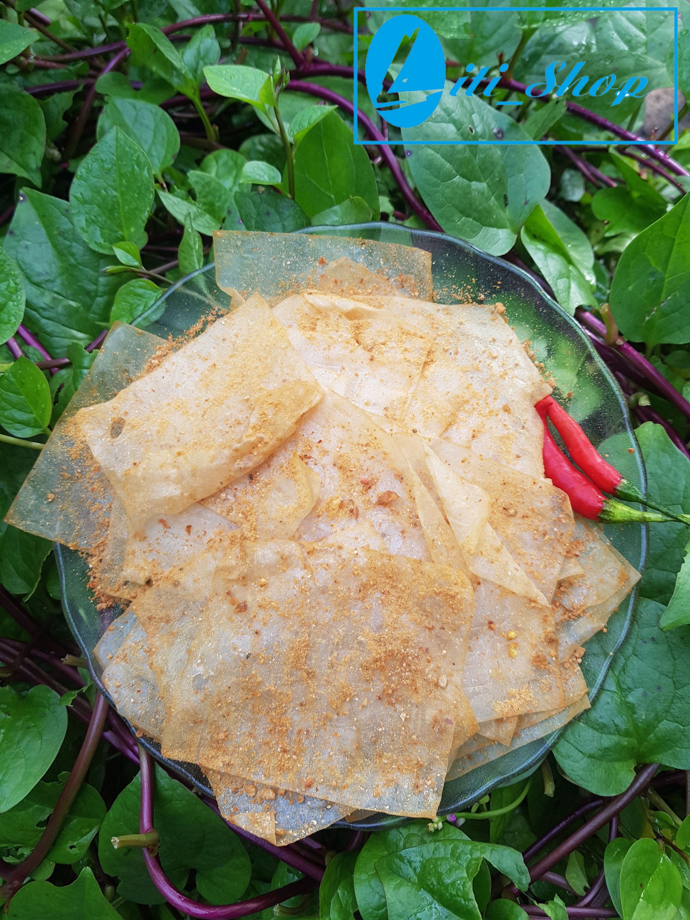 Bánh tráng Xì ke 100gr (trộn Muối nhuyễn-Tỏi phi)