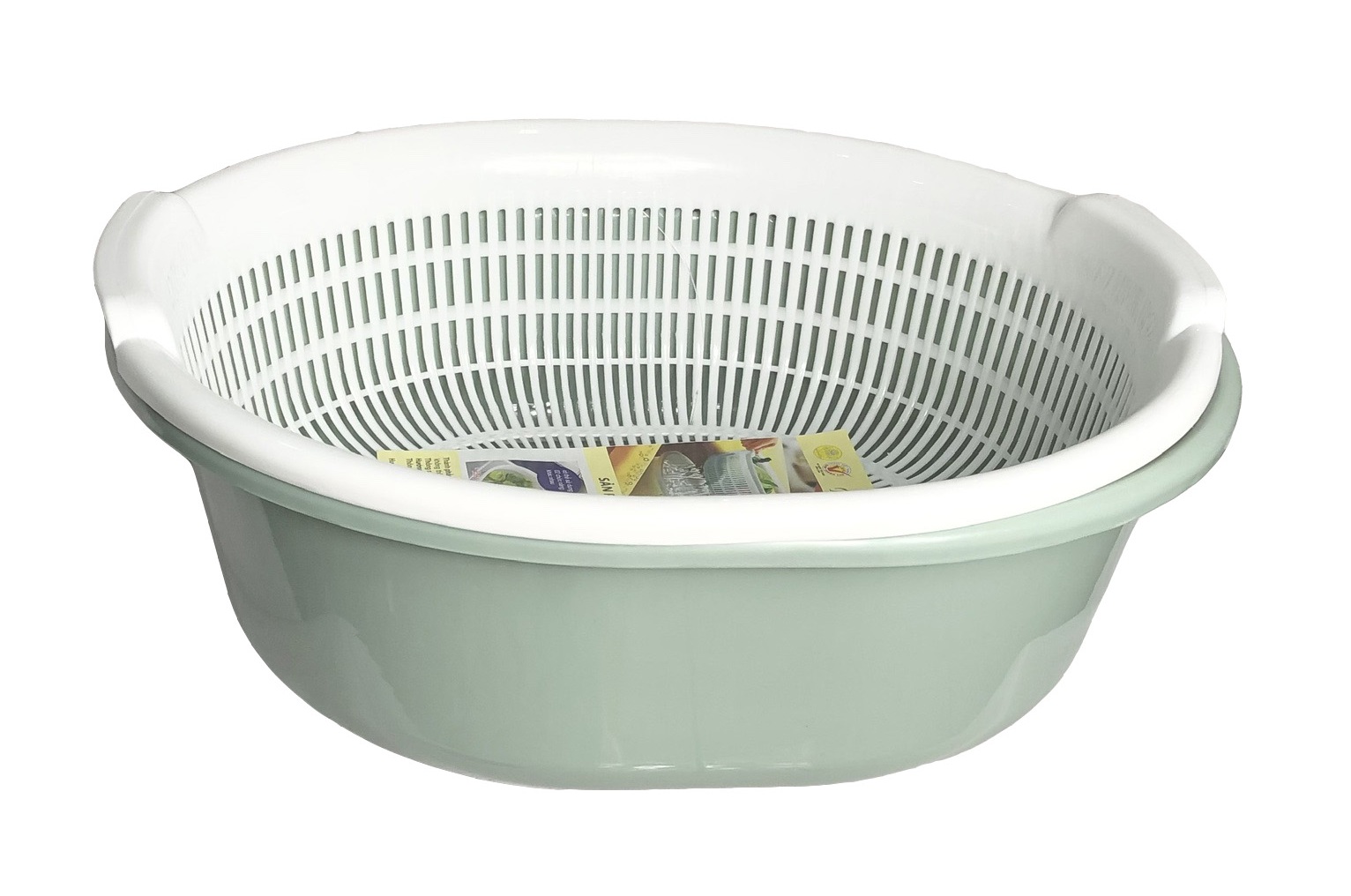 Bộ rỗ thau Oval TỰ LẬP TL380 - 33x29X12.5CM