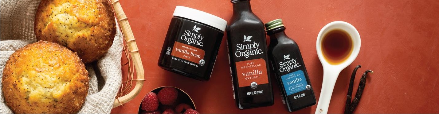 TINH CHẤT VANI HỮU CƠ (Tinh chất Vanilla chiết xuất hữu cơ) - Simply Organic