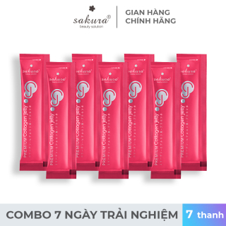 Combo 7 ngày trải nghiệm sản phẩm Thạch Collagen Dưỡng Nhan Premium Collagen Jelly thumbnail