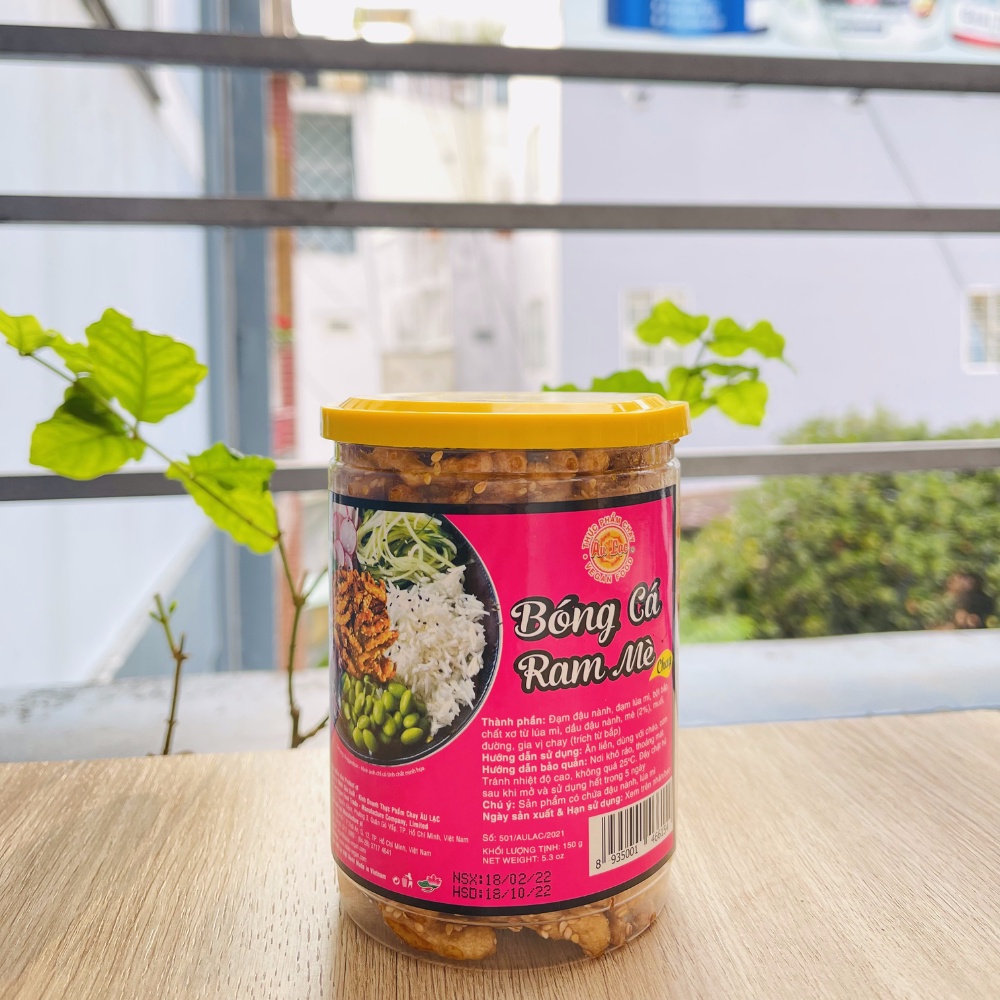 Bóng Cá Ram Mè 150g - Thực Phẩm Chay Âu Lạc, Đồ Chay