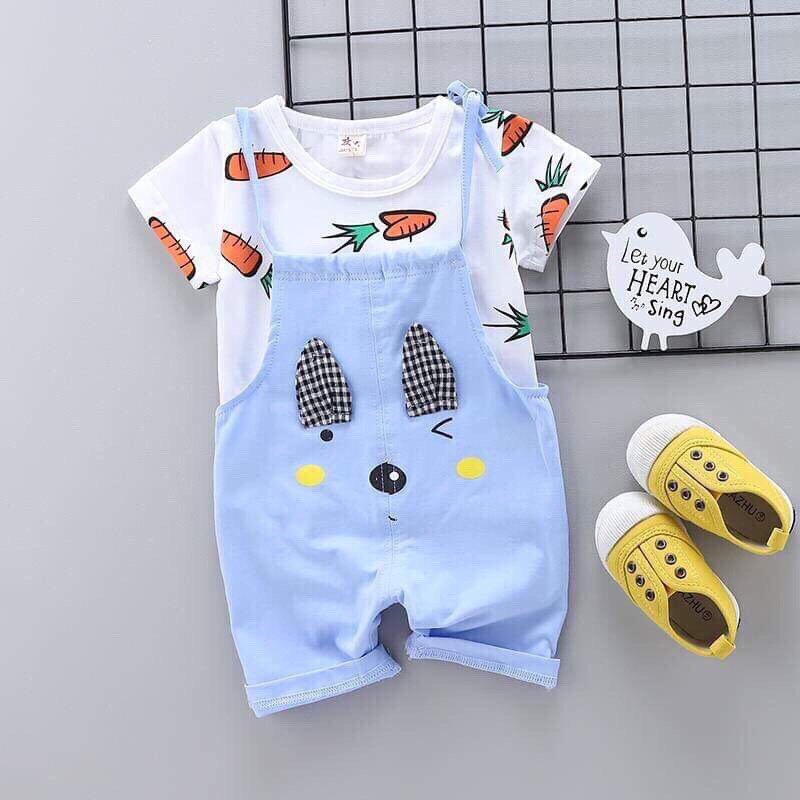 yếm thỏ dễ thương cho bé gái
