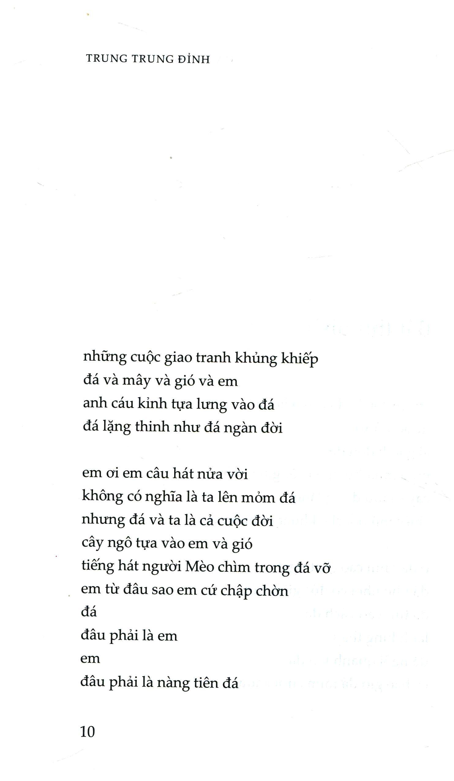 Trường Ca Trung Trung Đỉnh (Đá Và Em & Chàng Trai Bằng Đá) - Trung Trung Đỉnh