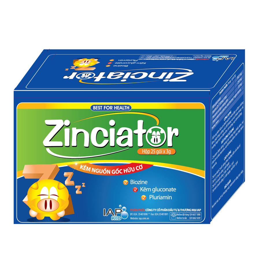 Zinciator - Hỗ trợ bổ sung kẽm hữu cơ chiết xuất từ mầm đậu