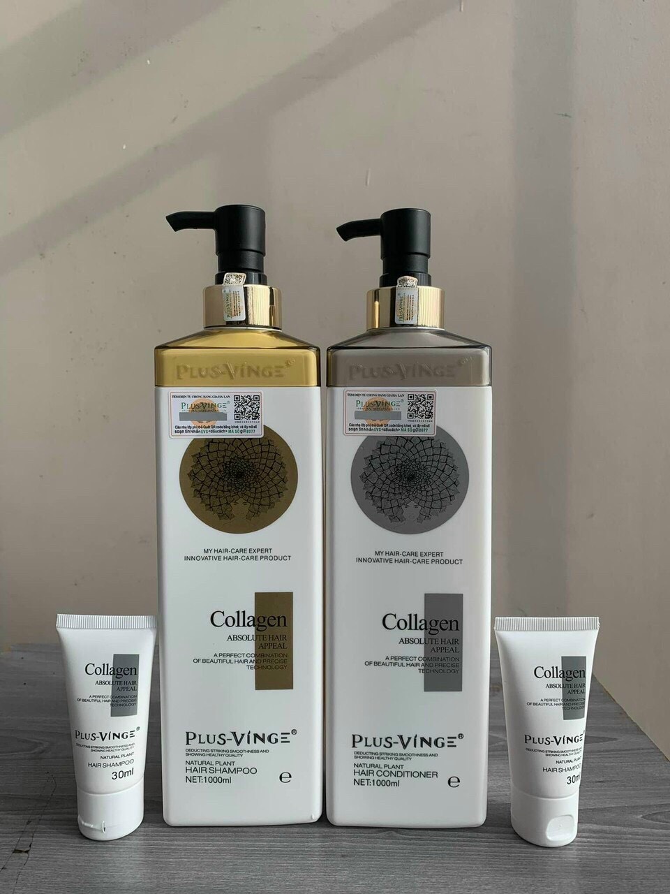 Gift Essential Oil-Collagen Conditioner Vinge1000ML X 2