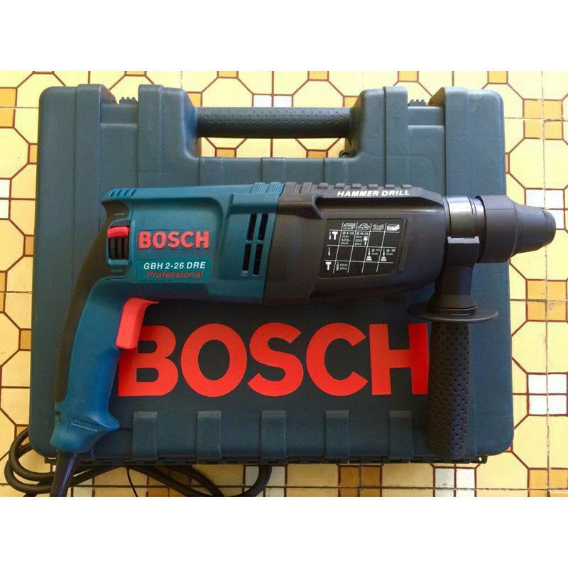 Máy khoan đục bê tông 3 chức năng dây đồng tặng kèm mũi 6,8,10mm