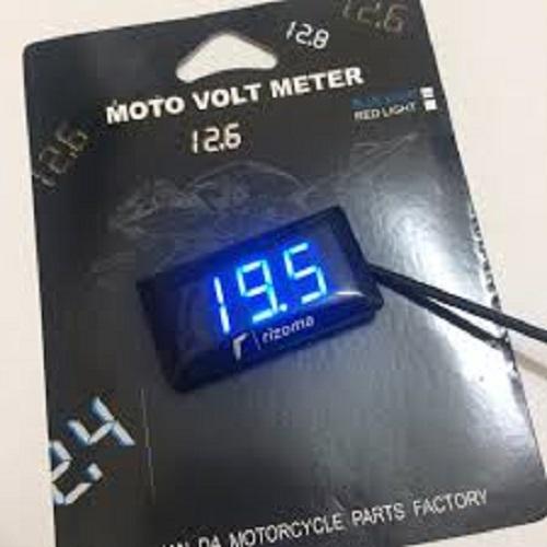 Đồng hồ báo Vol bình acquy xe máy