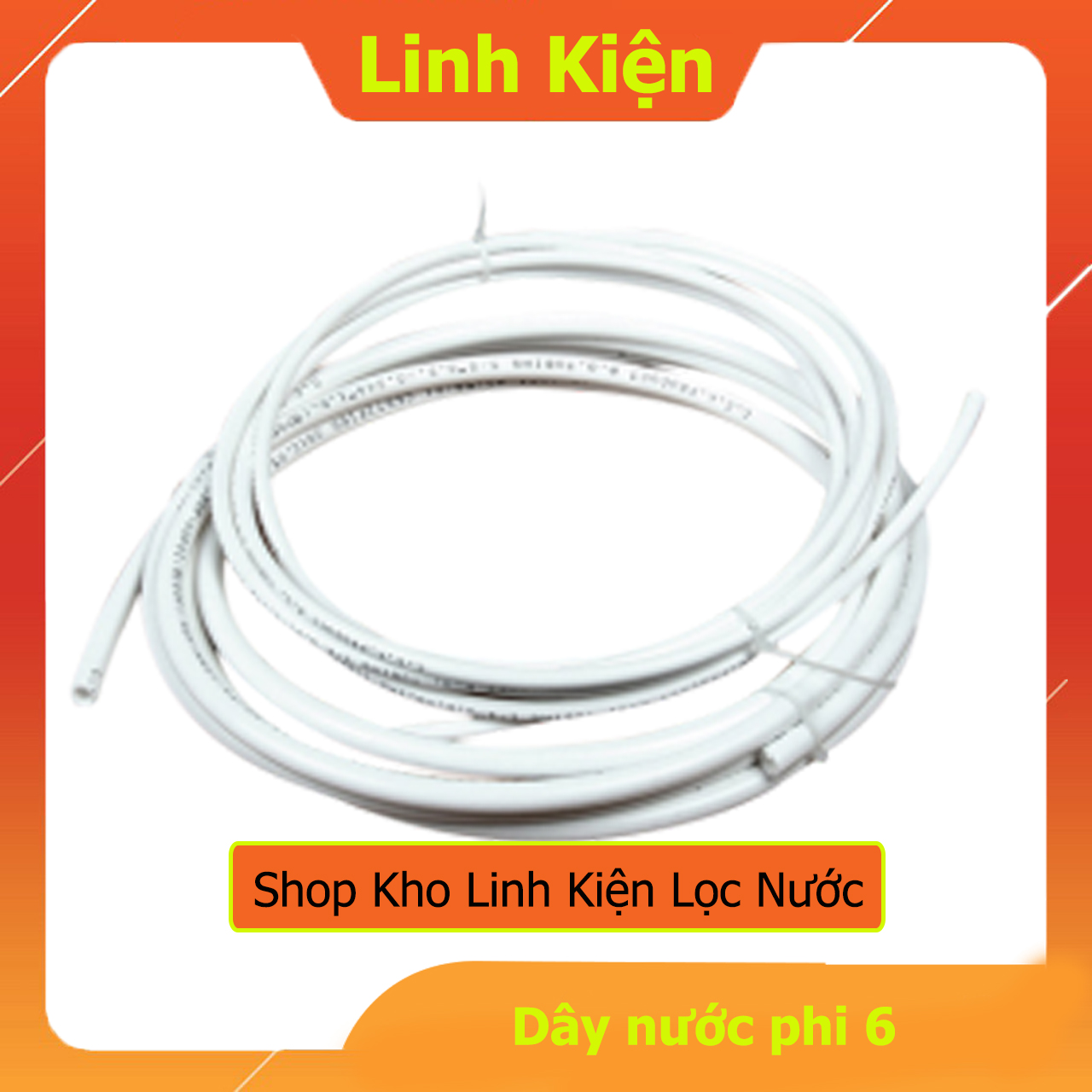 [HCM]Dây Dẫn Máy Lọc Nước RO Phi 6 (bán theo mét)