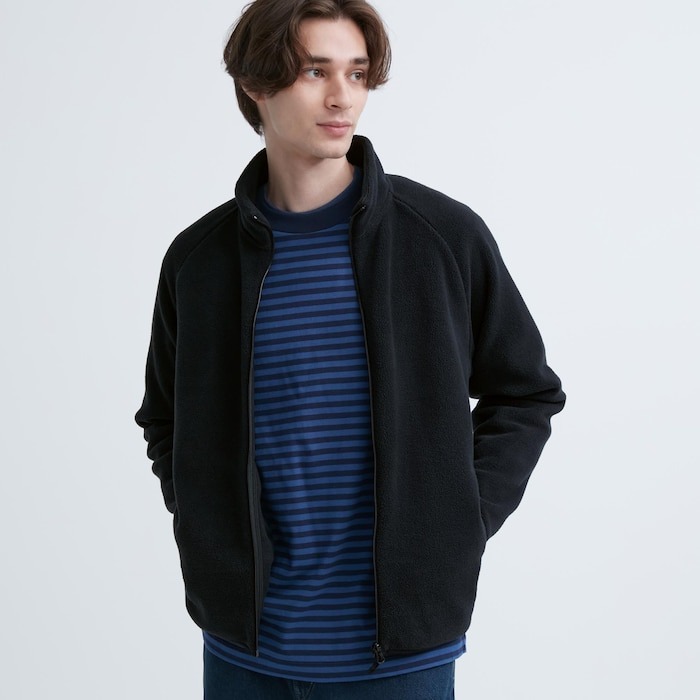 [Auth UniqIo] Áo Khoác Nỉ Dạ Lông Cừu Nam - Tag Nhật
