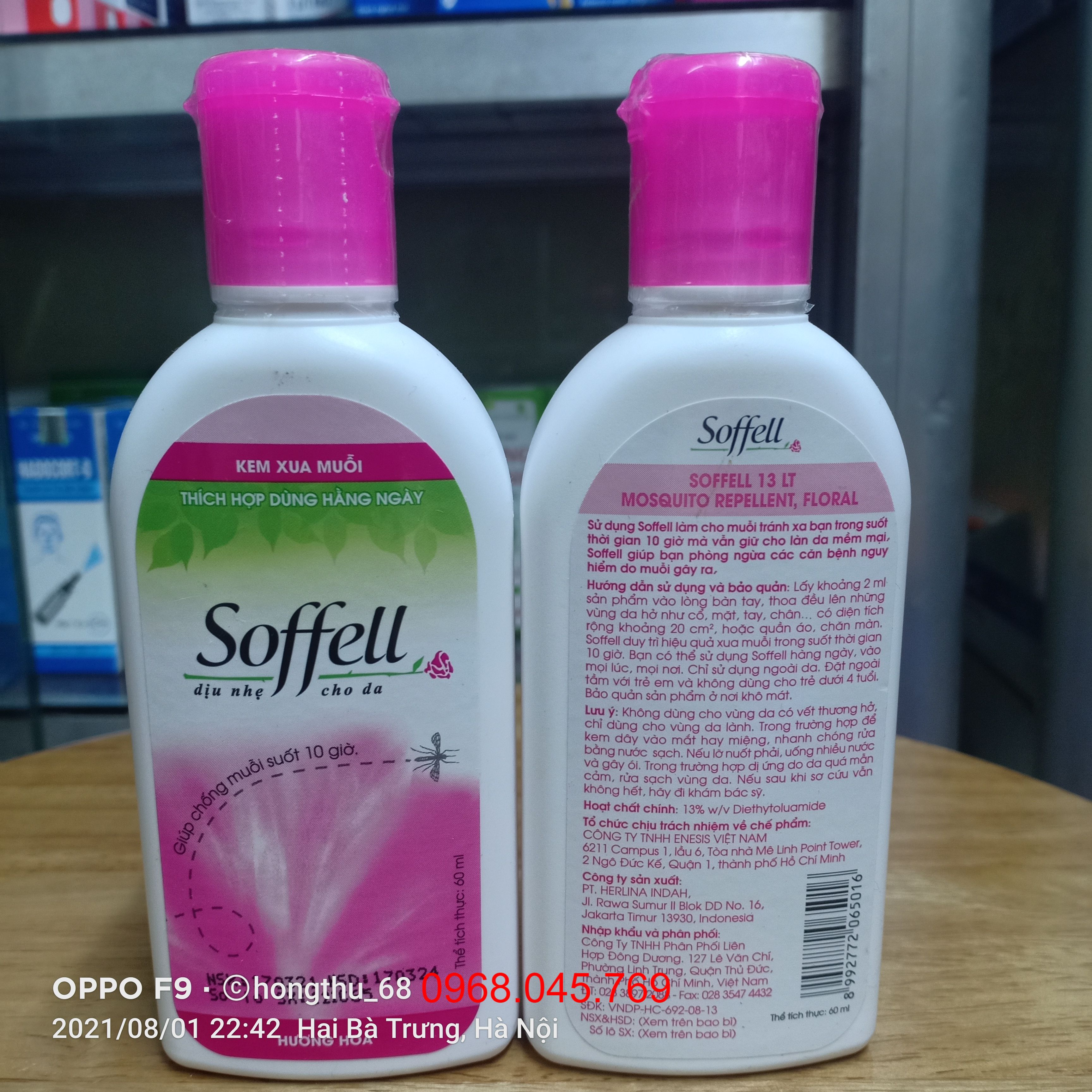Kem chống muỗi Soffell (60ml)