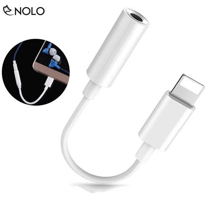 Cáp chuyển đổi sạc lightning sang jack audio 3.5 cho iphone ios