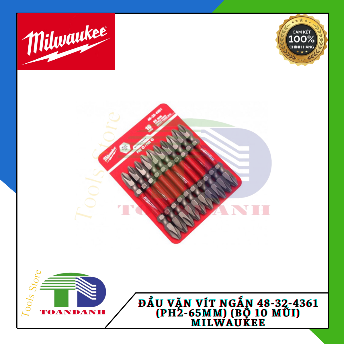 Đầu vặn vít ngắn 48-32-4361 milwaukee
